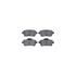 6612-63428 by DYNAMIC FRICTION COMPANY - Rotors with 5000 Euro Ceramic Brake Pads includes Hardware