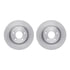 6612-67055 by DYNAMIC FRICTION COMPANY - Rotors with 5000 Euro Ceramic Brake Pads includes Hardware