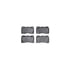 6612-72015 by DYNAMIC FRICTION COMPANY - Rotors with 5000 Euro Ceramic Brake Pads includes Hardware