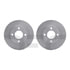 6612-73031 by DYNAMIC FRICTION COMPANY - Rotors with 5000 Euro Ceramic Brake Pads includes Hardware