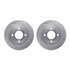 6612-74015 by DYNAMIC FRICTION COMPANY - Rotors with 5000 Euro Ceramic Brake Pads includes Hardware