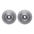 6612-74007 by DYNAMIC FRICTION COMPANY - Rotors with 5000 Euro Ceramic Brake Pads includes Hardware