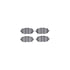 6612-80035 by DYNAMIC FRICTION COMPANY - Rotors with 5000 Euro Ceramic Brake Pads includes Hardware