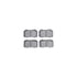 6512-63497 by DYNAMIC FRICTION COMPANY - Brake Rotor with 5000 Brake Pads and Hardware Kit