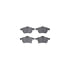 6512-65057 by DYNAMIC FRICTION COMPANY - Brake Rotor with 5000 Brake Pads and Hardware Kit
