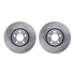 6512-74257 by DYNAMIC FRICTION COMPANY - Brake Rotor with 5000 Brake Pads and Hardware Kit