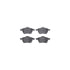 6512-74257 by DYNAMIC FRICTION COMPANY - Brake Rotor with 5000 Brake Pads and Hardware Kit