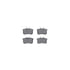 6512-74376 by DYNAMIC FRICTION COMPANY - Brake Rotor with 5000 Brake Pads and Hardware Kit