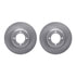 6512-76147 by DYNAMIC FRICTION COMPANY - Brake Rotor with 5000 Brake Pads and Hardware Kit