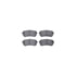 7512-03038 by DYNAMIC FRICTION COMPANY - Brake Rotor - Dimpled & Slotted - Silver w/5000 Brake Pads & HW Kit