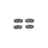 7512-03103 by DYNAMIC FRICTION COMPANY - Rotors-Drilled & Slotted-Silver w/ 5000 Advanced Brake Pads Incl Hdw
