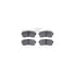 7512-03110 by DYNAMIC FRICTION COMPANY - Rotors-Drilled & Slotted-Silver w/ 5000 Advanced Brake Pads Incl Hdw