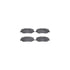 7512-11012 by DYNAMIC FRICTION COMPANY - Brake Rotor - Drilled & Slotted - Silver w/5000 Brake Pads & HW Kit