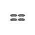 7512-11014 by DYNAMIC FRICTION COMPANY - Brake Rotor - Drilled & Slotted - Silver w/5000 Brake Pads & HW Kit