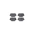 7512-11024 by DYNAMIC FRICTION COMPANY - Brake Rotor - Drilled & Slotted - Silver w/5000 Brake Pads & HW Kit