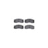 7512-13006 by DYNAMIC FRICTION COMPANY - Rotors-Drilled & Slotted-Silver w/ 5000 Advanced Brake Pads Incl Hdw