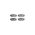 7512-13037 by DYNAMIC FRICTION COMPANY - Brake Rotor - Dimpled & Slotted - Silver w/5000 Brake Pads & HW Kit