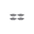 7512-20004 by DYNAMIC FRICTION COMPANY - Rotors-Drilled & Slotted-Silver w/ 5000 Advanced Brake Pads Incl Hdw