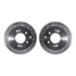 7512-21017 by DYNAMIC FRICTION COMPANY - Rotors-Drilled & Slotted-Silver w/ 5000 Advanced Brake Pads Incl Hdw