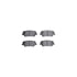 7512-21042 by DYNAMIC FRICTION COMPANY - Brake Rotor - Dimpled & Slotted - Silver w/5000 Brake Pads & HW Kit