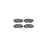 7512-21043 by DYNAMIC FRICTION COMPANY - Rotors-Drilled & Slotted-Silver w/ 5000 Advanced Brake Pads Incl Hdw