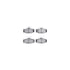 7512-27026 by DYNAMIC FRICTION COMPANY - Rotors-Drilled & Slotted-Silver w/ 5000 Advanced Brake Pads Incl Hdw