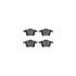 7512-27053 by DYNAMIC FRICTION COMPANY - Brake Rotor - Drilled & Slotted - Silver w/5000 Brake Pads & HW Kit