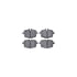 7512-31115 by DYNAMIC FRICTION COMPANY - Rotors-Drilled & Slotted-Silver w/ 5000 Advanced Brake Pads Incl Hdw