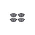 7512-31148 by DYNAMIC FRICTION COMPANY - Rotors-Drilled & Slotted-Silver w/ 5000 Advanced Brake Pads Incl Hdw