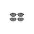 7512-31158 by DYNAMIC FRICTION COMPANY - Rotors-Drilled & Slotted-Silver w/ 5000 Advanced Brake Pads Incl Hdw