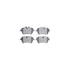 7512-32010 by DYNAMIC FRICTION COMPANY - Rotors-Drilled & Slotted-Silver w/ 5000 Advanced Brake Pads Incl Hdw