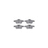 7512-32043 by DYNAMIC FRICTION COMPANY - Rotors-Drilled & Slotted-Silver w/ 5000 Advanced Brake Pads Incl Hdw