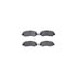 7512-39015 by DYNAMIC FRICTION COMPANY - Rotors-Drilled & Slotted-Silver w/ 5000 Advanced Brake Pads Incl Hdw