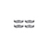 7512-44004 by DYNAMIC FRICTION COMPANY - Rotors-Drilled & Slotted-Silver w/ 5000 Advanced Brake Pads Incl Hdw