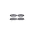 7512-46019 by DYNAMIC FRICTION COMPANY - Rotors-Drilled & Slotted-Silver w/ 5000 Advanced Brake Pads Incl Hdw