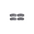 7512-47060 by DYNAMIC FRICTION COMPANY - Brake Rotor - Dimpled & Slotted - Silver w/5000 Brake Pads & HW Kit