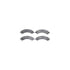 7512-48011 by DYNAMIC FRICTION COMPANY - Rotors-Drilled & Slotted-Silver w/ 5000 Advanced Brake Pads Incl Hdw