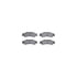 7512-48035 by DYNAMIC FRICTION COMPANY - Brake Rotor - Dimpled & Slotted - Silver w/5000 Brake Pads & HW Kit