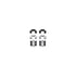7512-48035 by DYNAMIC FRICTION COMPANY - Brake Rotor - Dimpled & Slotted - Silver w/5000 Brake Pads & HW Kit