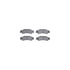 7512-48034 by DYNAMIC FRICTION COMPANY - Brake Rotor - Dimpled & Slotted - Silver w/5000 Brake Pads & HW Kit