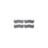 7512-48040 by DYNAMIC FRICTION COMPANY - Brake Rotor - Dimpled & Slotted - Silver w/5000 Brake Pads & HW Kit