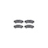 7512-48043 by DYNAMIC FRICTION COMPANY - Brake Rotor - Dimpled & Slotted - Silver w/5000 Brake Pads & HW Kit