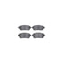 7512-54060 by DYNAMIC FRICTION COMPANY - Rotors-Drilled & Slotted-Silver w/ 5000 Advanced Brake Pads Incl Hdw