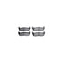 7512-54121 by DYNAMIC FRICTION COMPANY - Brake Rotor - Drilled & Slotted - Silver w/5000 Brake Pads & HW Kit