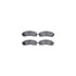 7512-54140 by DYNAMIC FRICTION COMPANY - Brake Rotor - Dimpled & Slotted - Silver w/5000 Brake Pads & HW Kit