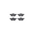 7512-54144 by DYNAMIC FRICTION COMPANY - Brake Rotor - Dimpled & Slotted - Silver w/5000 Brake Pads & HW Kit