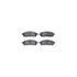 7512-54155 by DYNAMIC FRICTION COMPANY - Brake Rotor - Drilled & Slotted - Silver w/5000 Brake Pads & HW Kit