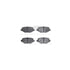 7512-54164 by DYNAMIC FRICTION COMPANY - Rotors-Drilled & Slotted-Silver w/ 5000 Advanced Brake Pads Incl Hdw