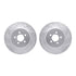 7212-39033 by DYNAMIC FRICTION COMPANY - Brake Rotor - Drilled & Slotted - Silver- HD Brake Pad - Hardware