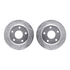 7212-40175 by DYNAMIC FRICTION COMPANY - Brake Rotor - Drilled & Slotted - Silver- HD Brake Pad - Hardware